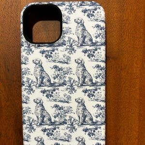 Golden Retriever Toile De Jouy Magnetic Phone Case
